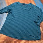Kuhl  Blue Striped Roll Cuff t shirt 3X Photo 0