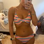 SheIn Rainbow Stripe Bikini Photo 0