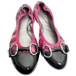 Tahari  Gustave Flats Size 6.5 Snakeskin Print Multicolor Slip On Ballet Shoes Photo 0