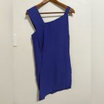 Roland Mouret Anser Royal Purple Mini Dress with Pockets Women’s Size 6 Blue Photo 1