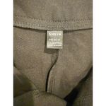 SheIn Black Cropped Dress Pants High Waist Career Casual Trousers L Photo 1