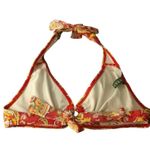 Lauren Ralph Lauren Paisley Print Bikini Top Size 6 Pink Photo 2
