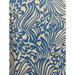 Chico's Size Small (0) Blue & White Lined Swirl Abstract Boat Neck Shift Dress Photo 1