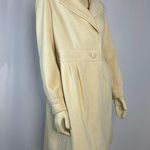 Halogen Retro fitted cream peacoat size medium Photo 4