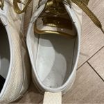 Veronica Beard  Griffin 3 Snakeskin Leather Cream Lace Up Sneaker Size 8.5 Photo 8