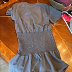 SER.O.YA Charcoal Smocked Dress Gray Photo 4