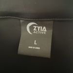 Zyia  Black Quarter Zip Fitted Flight Jacket Large Photo 5