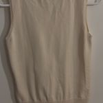 August Silk ‎ Cream Sleeveless Tank Top medium.  stretchy Photo 5
