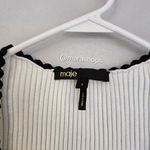 Maje  Menta Crochet Sleeve Top Photo 5