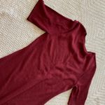 United Colors Of Benetton Maroon Midi Dress Photo 2