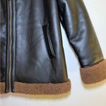 Koolaburra by UGG Faux Shearling Moto Jacket Brown Size L Photo 2