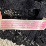 PINK - Victoria's Secret Pink Victoria’s Secret black lace crisscross bralette Photo 7