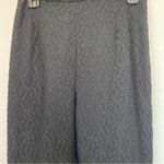 Vintage Solid Black Lace Straight Leg Pants Size 8 Photo 6