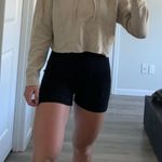 Basic beige Crop Hoodie Tan Size M Photo 0