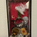 Rare HTF Modern Vintage Out Of Stock Vampire Knight New Keychain Keyring Key Fob Black Photo 0