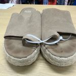 Eileen Fisher  Women's Tarry Espadrille Wedge Slide in Bone Size 6 EUC Photo 2