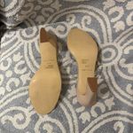 Abound  Size 8.5 Butterfly Kimora Clear Strap Beige Sandal With Rhinestones Heels Photo 2