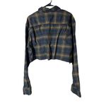 Carhartt  Relaxed Fit Plaid Cropped Long Sleeve Button Down Shirt‎ Size XL Photo 6