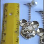 Mickey Mouse Dangle Earrings Gold Photo 4