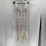 Revolve Bronx and Banco bride bridal wedding white boho Tiffany Blanc Dress Sz medium 6 Photo 3