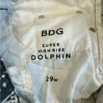 BDG  super high rise dolphin grey pattern shorts in size 29 Photo 2