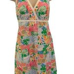 Lilly Pulitzer Vintage Patchwork Print Halter Dress Size 4 Photo 0