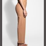 Apiece Apart Pants Women's Size 2 OnionSand Khaki High Waist Wide Leg Linen Photo 1