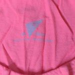 Anthropologie Short Sleeve Tee Shirt Pima Cotton Modal Pleated Pink Coral S Photo 3