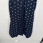 Old Navy  Blue Polka Dot Button Front Dress Cotton Classic Cutouts Size XL Photo 2