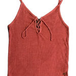 American Eagle ✨ AEO Mauve Soft Lace Up Tank Top✨ Photo 0