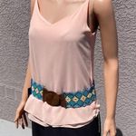 Adrienne Vittadini NWT  Beaded Stretchy Belt Photo 0