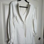 Alexis Ellena Bishop-Sleeve Mini Dress in White Photo 8