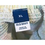 Old Navy Puff-Sleeve Smocked Seersucker Babydoll Swing Blouse Women XL Photo 8