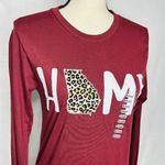 Bella Canvas Bella + Canvas Burgundy State of Georgia Home Long-Sleeve T-Shirt Size S NEW Photo 1