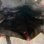 Chinese Oriental Vintage Silk Golden Red Double Handle Shoulder Bag Tote Purse Photo 17