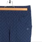 Betabrand  - Dress Pant Yoga Pants Blue Chevron -SP Photo 2
