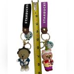 Starbucks 2 PCs of  keychain set Photo 1