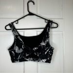Mondetta Abstract Criss Cross Back Sports Bra in Black/Gray/White - XS/SMALL Photo 7