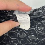 Vtg Y2K Brittany Black Embroidery Crystal Top Sz XL Glam Holiday Mesh Whimsigoth Photo 11