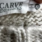 Carve Designs  Estes Ombre Sweater Boxy Colorblock Relaxed Ribbed Knit Beige XL Photo 3