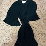 Birdy Grey Kenney ruffle robe emerald XS/S Photo 3