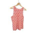 CAbi L 'Sunshine' Orange Blue Geometric Print Flowy Tank Top Photo 5