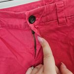 Gap Khakis Pants Hot Coral Broken-In Straight Casual Solid Spring Staple Pink Photo 4