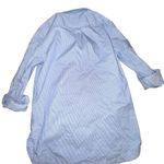 Banana Republic  Oversized Blue Striped Button Down Shirt Photo 4