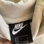 Nike  Cream Hoodie with Black Logo Photo 2