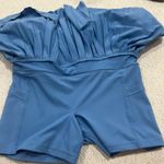 Gold Hinge Blue  Skirt Photo 5