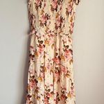 Sea NY Cream Esme Short Sleeve Smocked Midi Dress 6 Photo 0