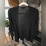 Everly  black ruffle cardigan Photo 5