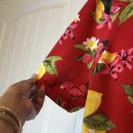 Christopher & Banks  Womens Red Button-Front Short Sleeve Cotton‎ Sweater Sz 14 # Photo 3