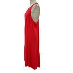 Sweaty Betty Explorer Ace Midi Dress Sleeveless Lightweight Red Size Large Photo 7